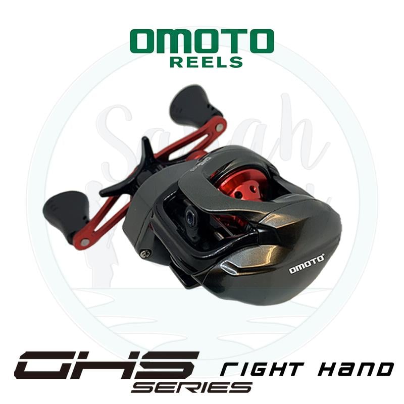 Omoto Baitcasting Gun Smoke Red (Sağ El)
