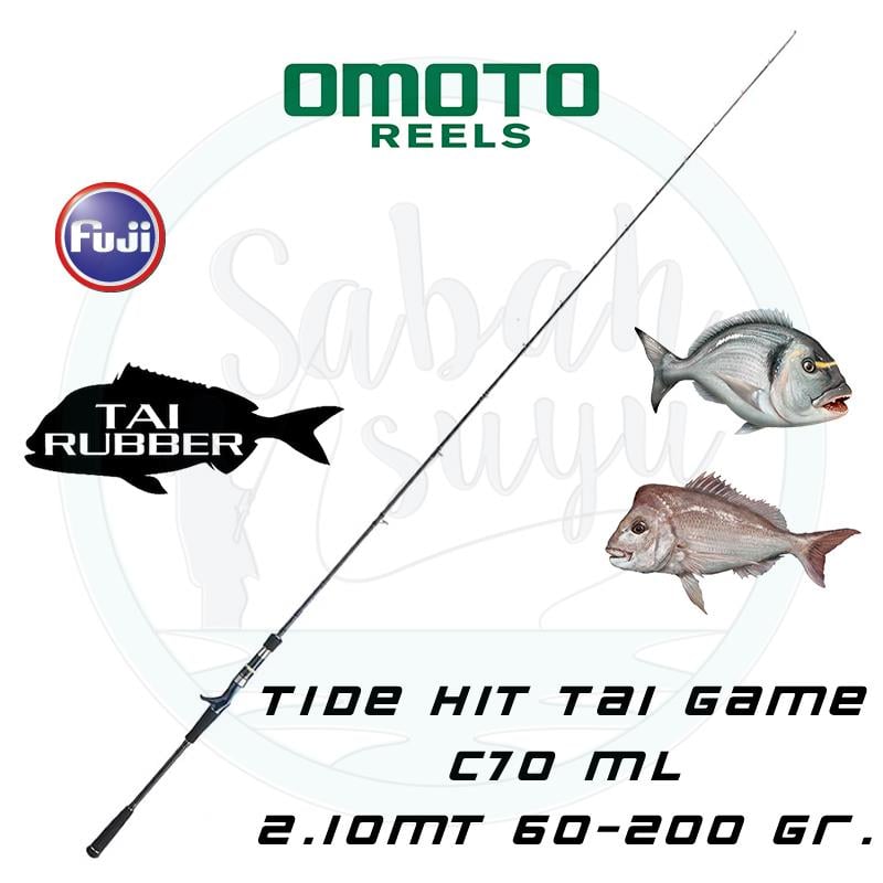 Omoto Tide Hit C70ML Tai Rubber Kamış 2.10mt 60-200gr