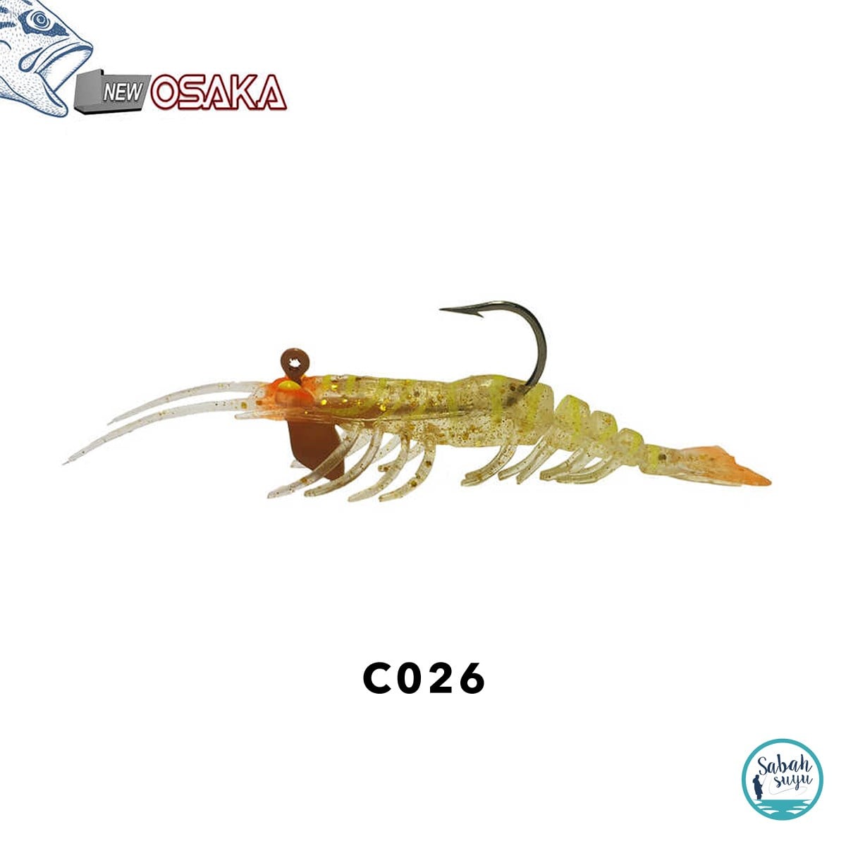 Osaka Caridina Shrimp TPE Yumuşak Karides 7.62cm 6.5gr C026
