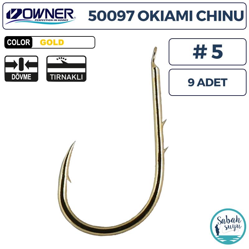 Owner 50097 Okiami Chinu İğne Sarı #5 (9 Adet)