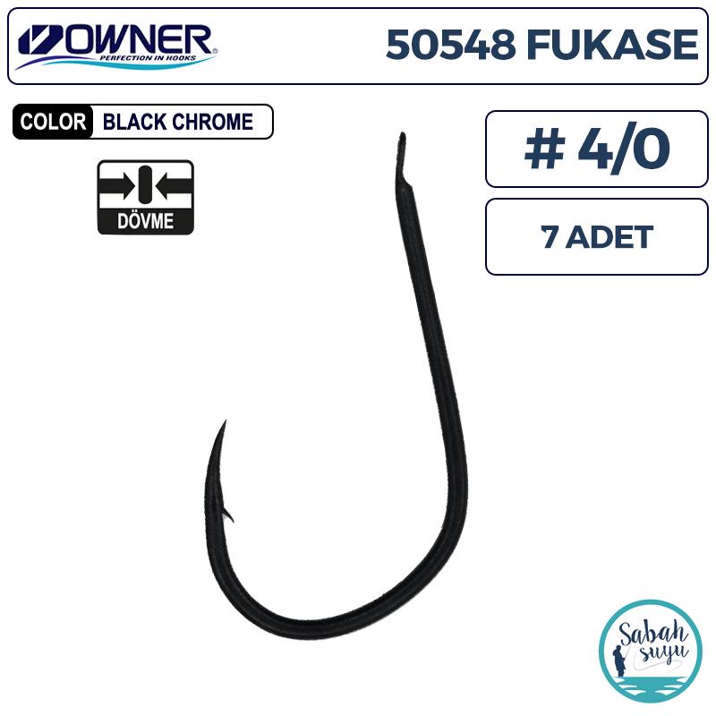 Owner 50548 Fukase İğne #4/0 (7 Adet) Siyah