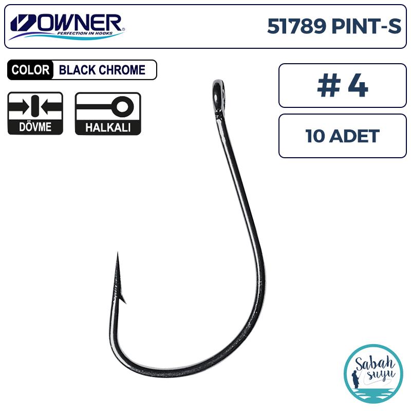 Owner 51789 Pint-S Delikli İğne #4 (10 Adet) Siyah