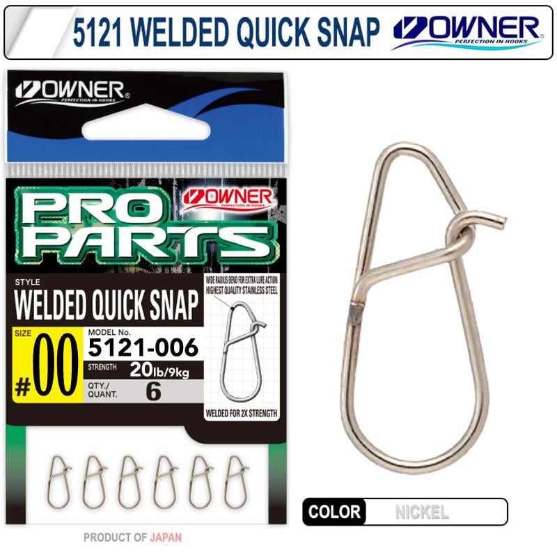 Owner Welded Quick Snap Klips No:00 9mm 9kg