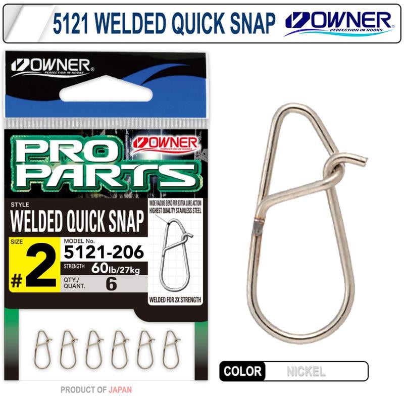 Owner Welded Quick Snap Klips No:2 17mm 27kg