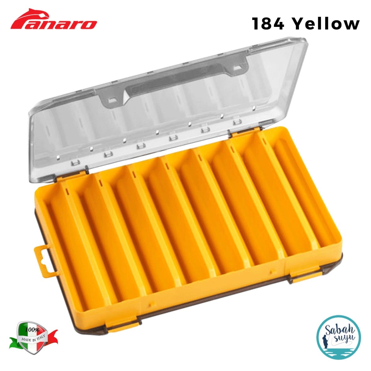 Plastica Panaro 184 15 Gözlü Ç.T. Kutu 275X185X48mm Yellow