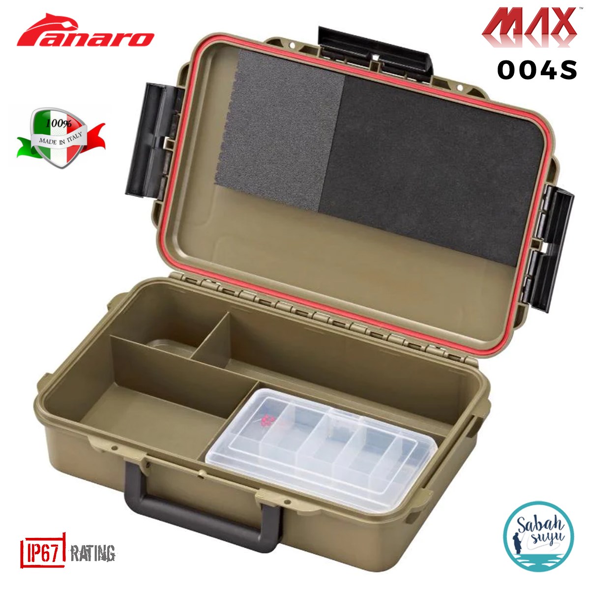 Plastica Panaro Max004S Capture Bölmeli Sızdırmaz Kutu 350x230x86mm Sahara
