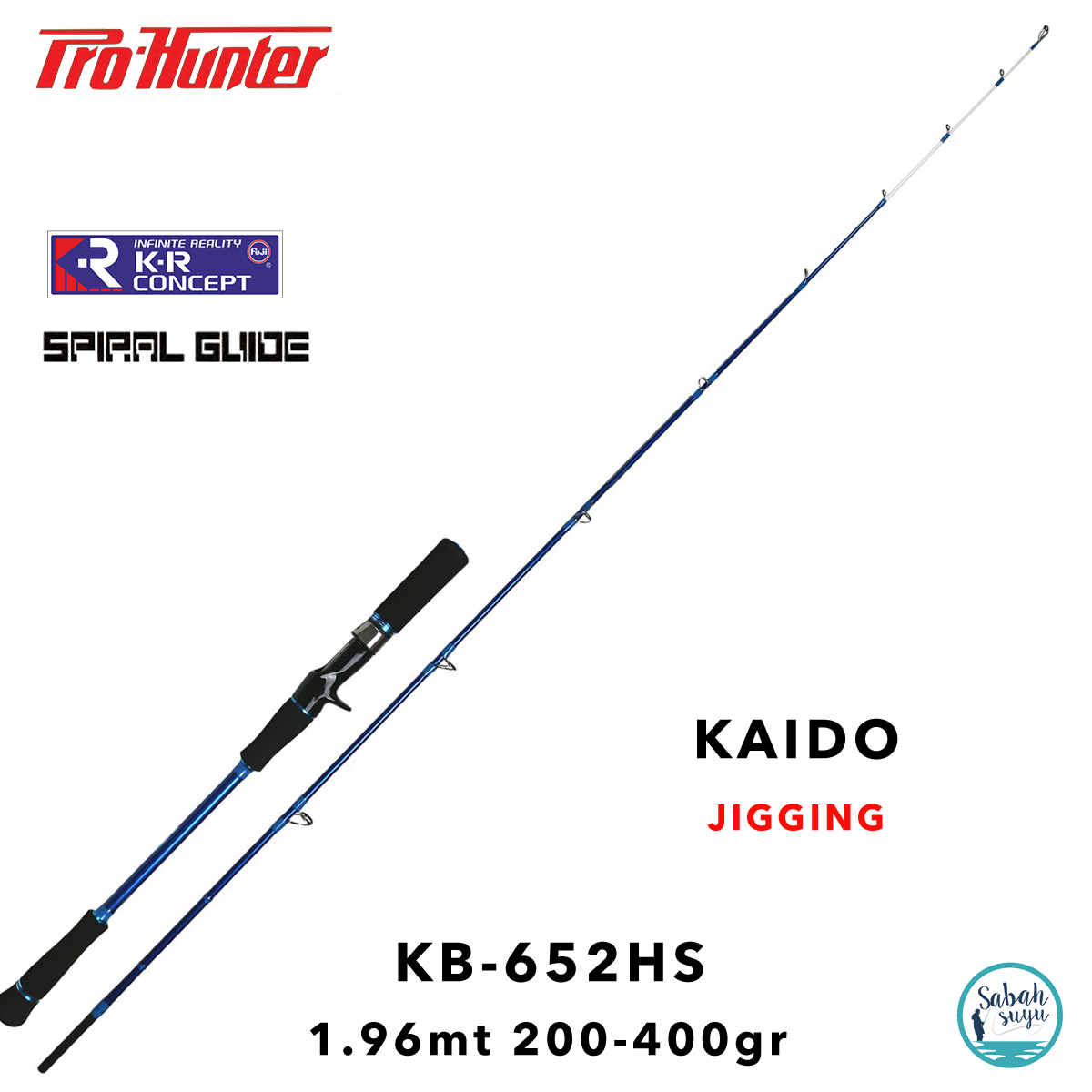 Pro Hunter Kaido KB-652HS 1.96mt 200-400gr (S2P) Tetikli Jigging