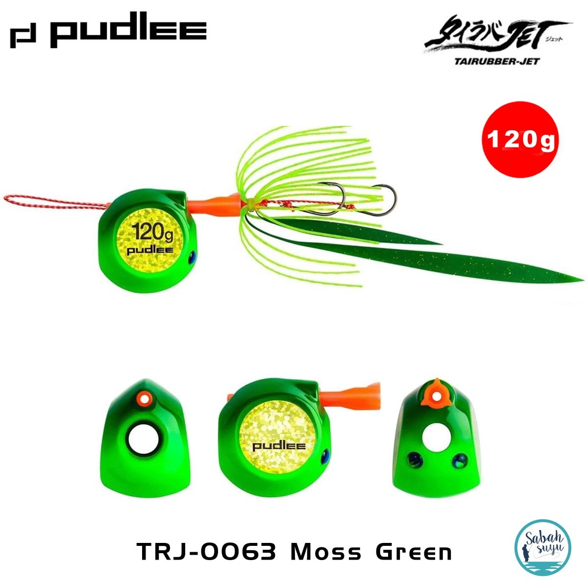 Pudlee Tai Rubber JET Slider 120gr TRJ-0063 Moss Green