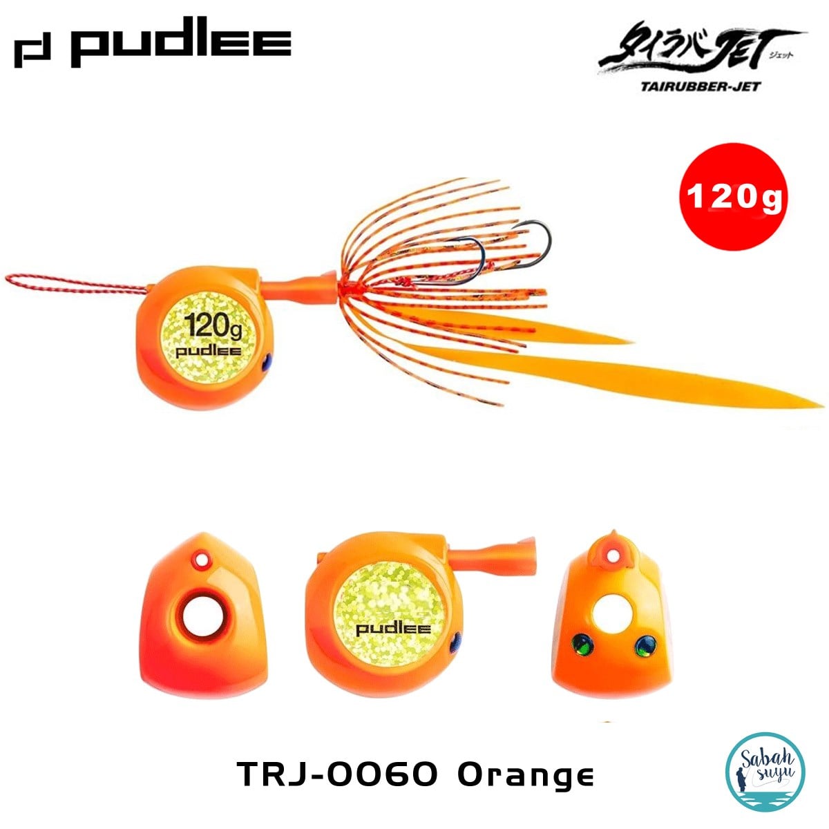 Pudlee Tai Rubber JET Slider 120gr TRJ-0060 Orange