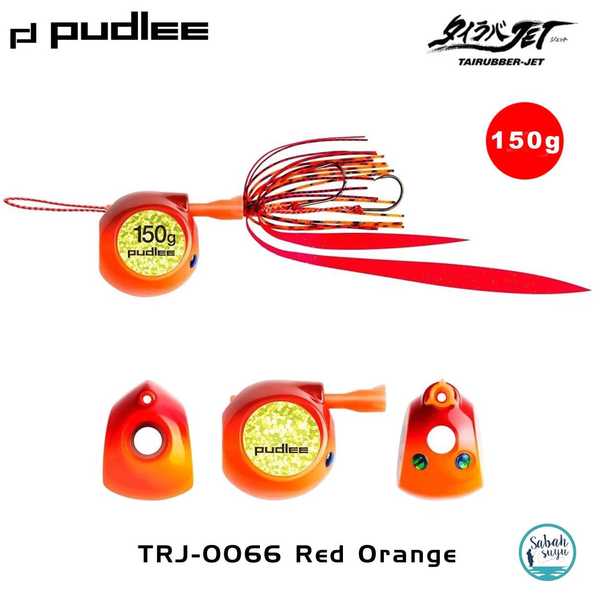 Pudlee Tai Rubber JET Slider 150gr TRJ-0066 Red Orange