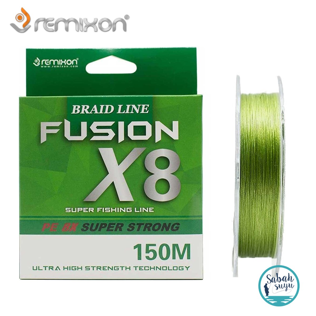 Remixon Fusion X8 İp Misina 150mt 0.20mm 11.4kg Yeşil
