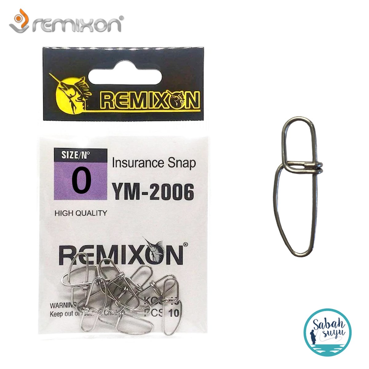 Remixon YM-2006 Maket Balık Klipsi No:0 (10 Ad)