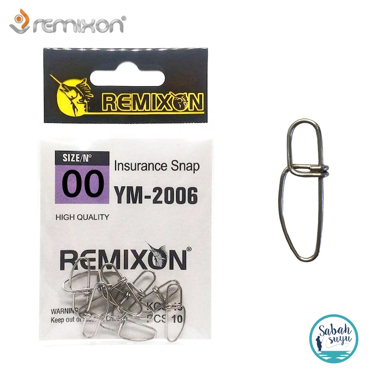 Remixon YM-2006 Maket Balık Klipsi No:00 (10 Ad)