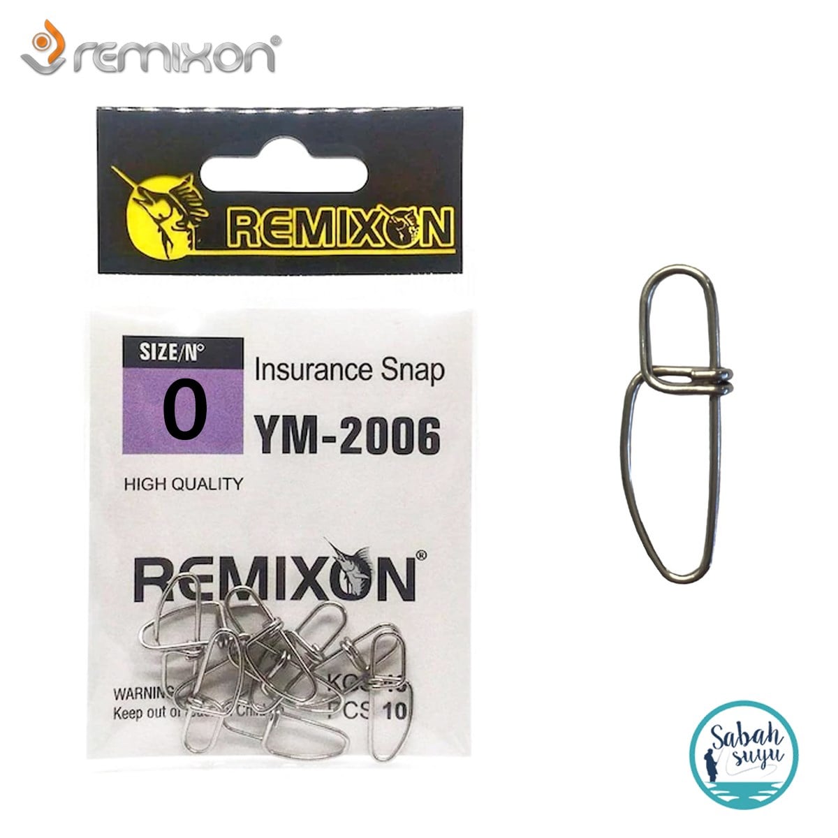 Remixon YM-2006 Maket Balık Klipsi No:0 (10 Ad)