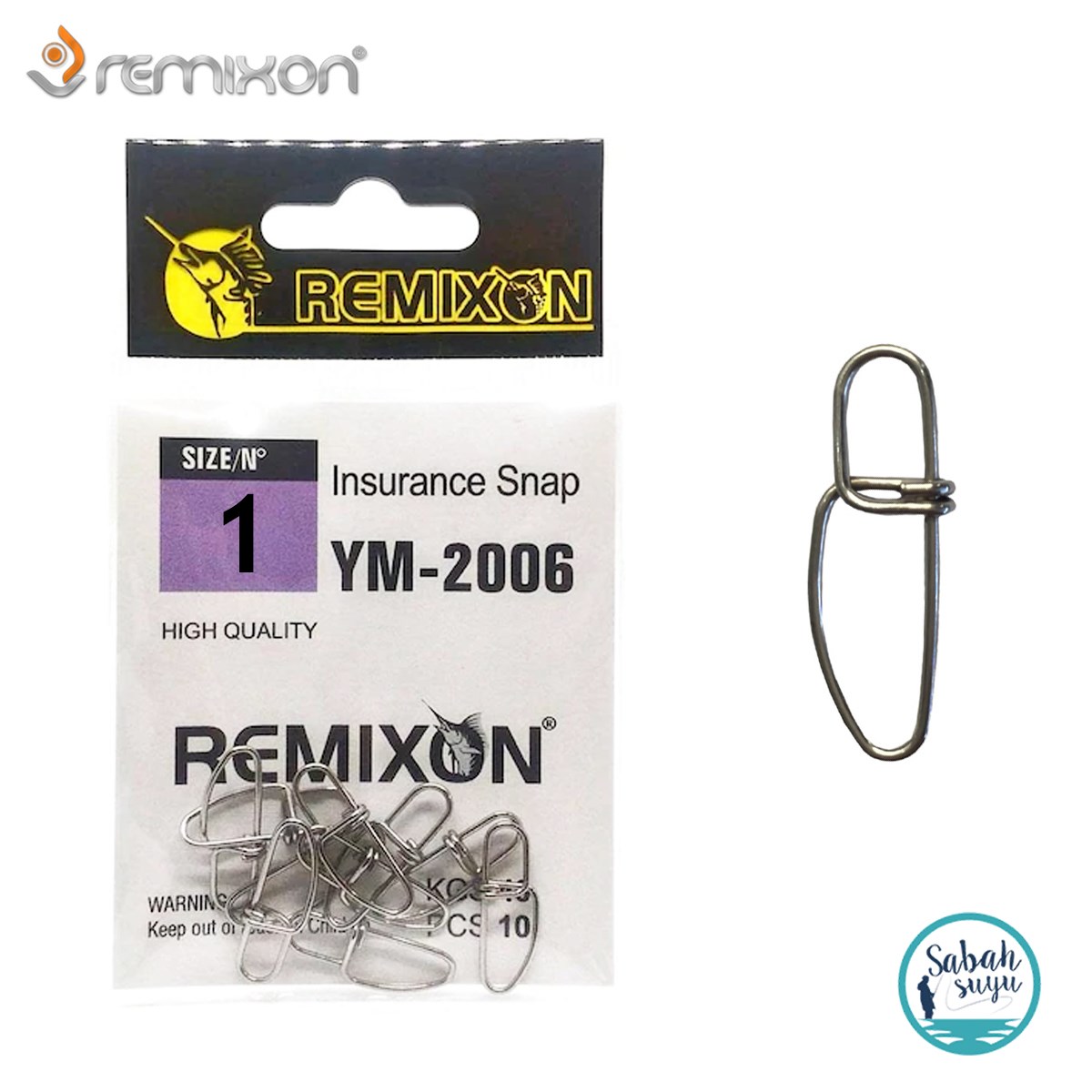 Remixon YM-2006 Maket Balık Klipsi No:1 (10 Ad)