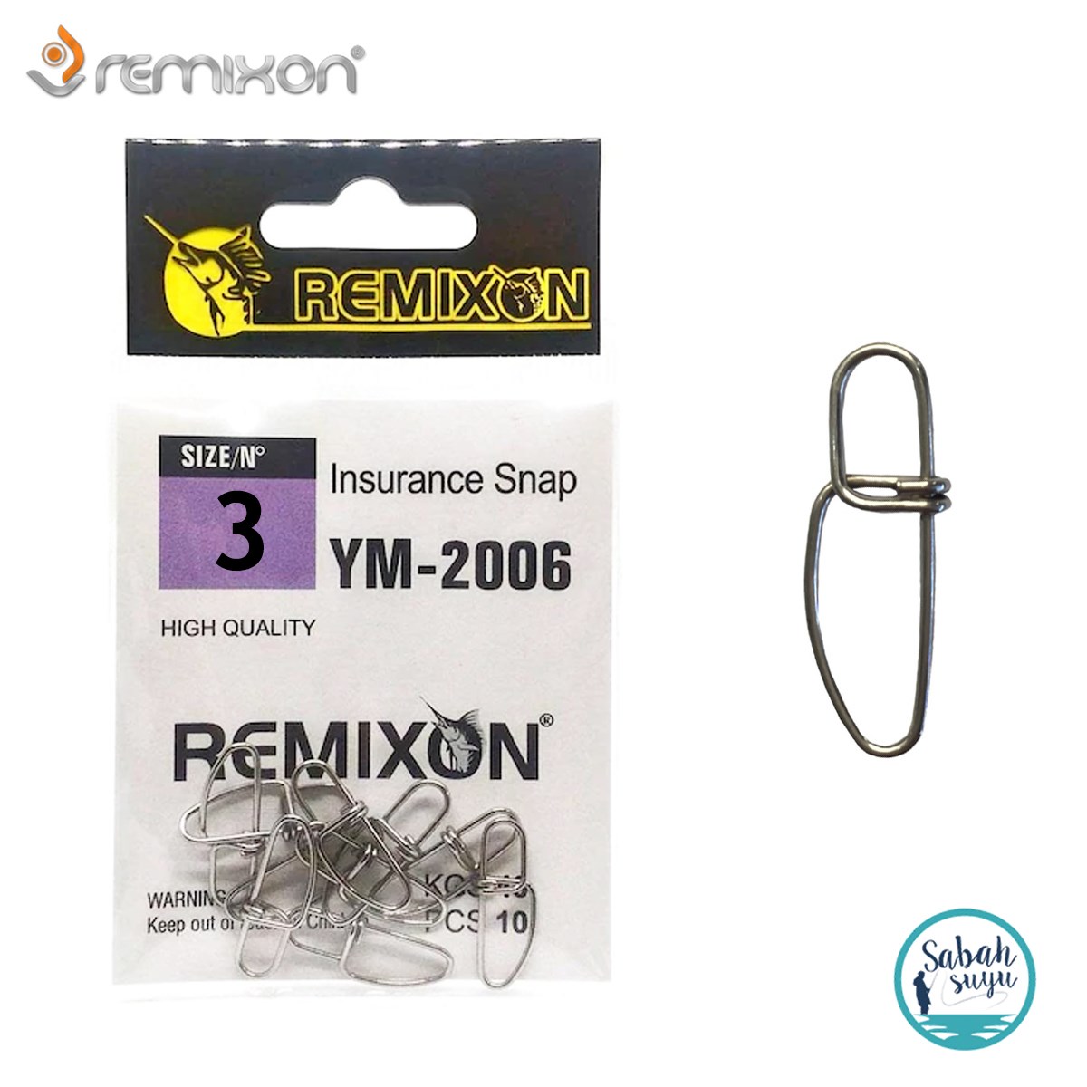 Remixon YM-2006 Maket Balık Klipsi No:3 (10 Ad)