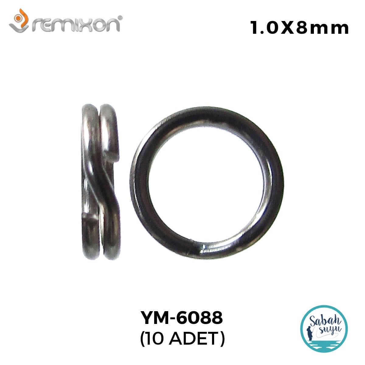Remixon YM-6088 Split Ring Halka 1.0X8mm (10Ad)