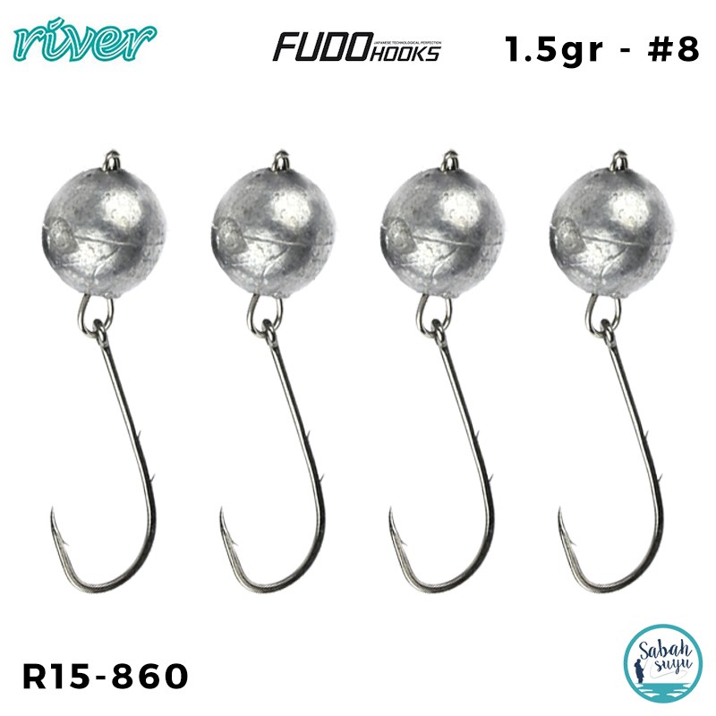 River Mafsallı Jig Head 1.5gr #8 (4 Adet)