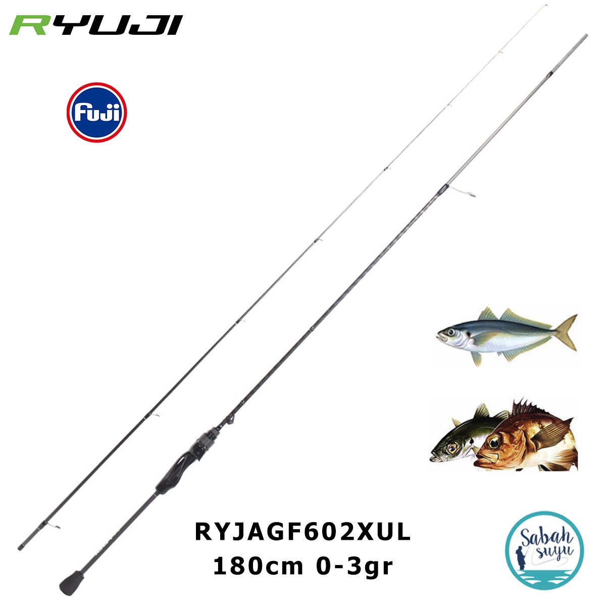 Ryuji Aji Game Fuji 1.80mt 0-3gr (2P) LRF Kamış