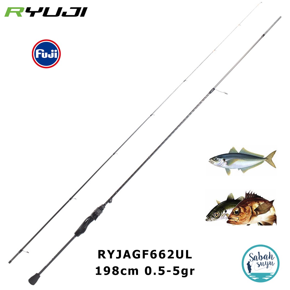 Ryuji Aji Game Fuji 1.98mt 0.5-5gr (2P) LRF Kamış