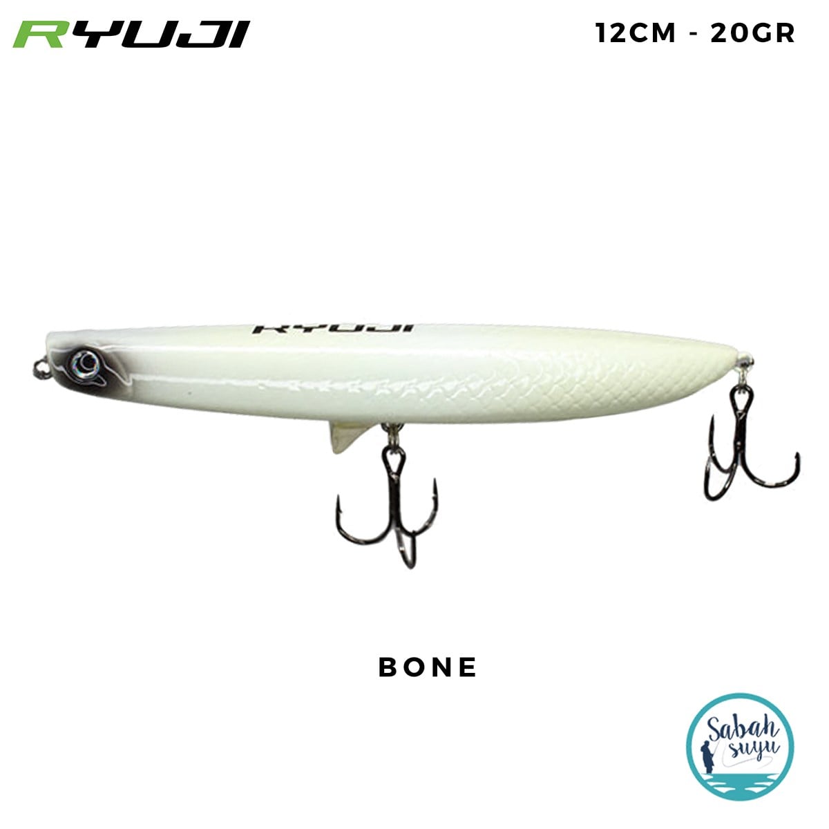 Ryuji B'Zone 12cm 20gr Maket Yem Bone