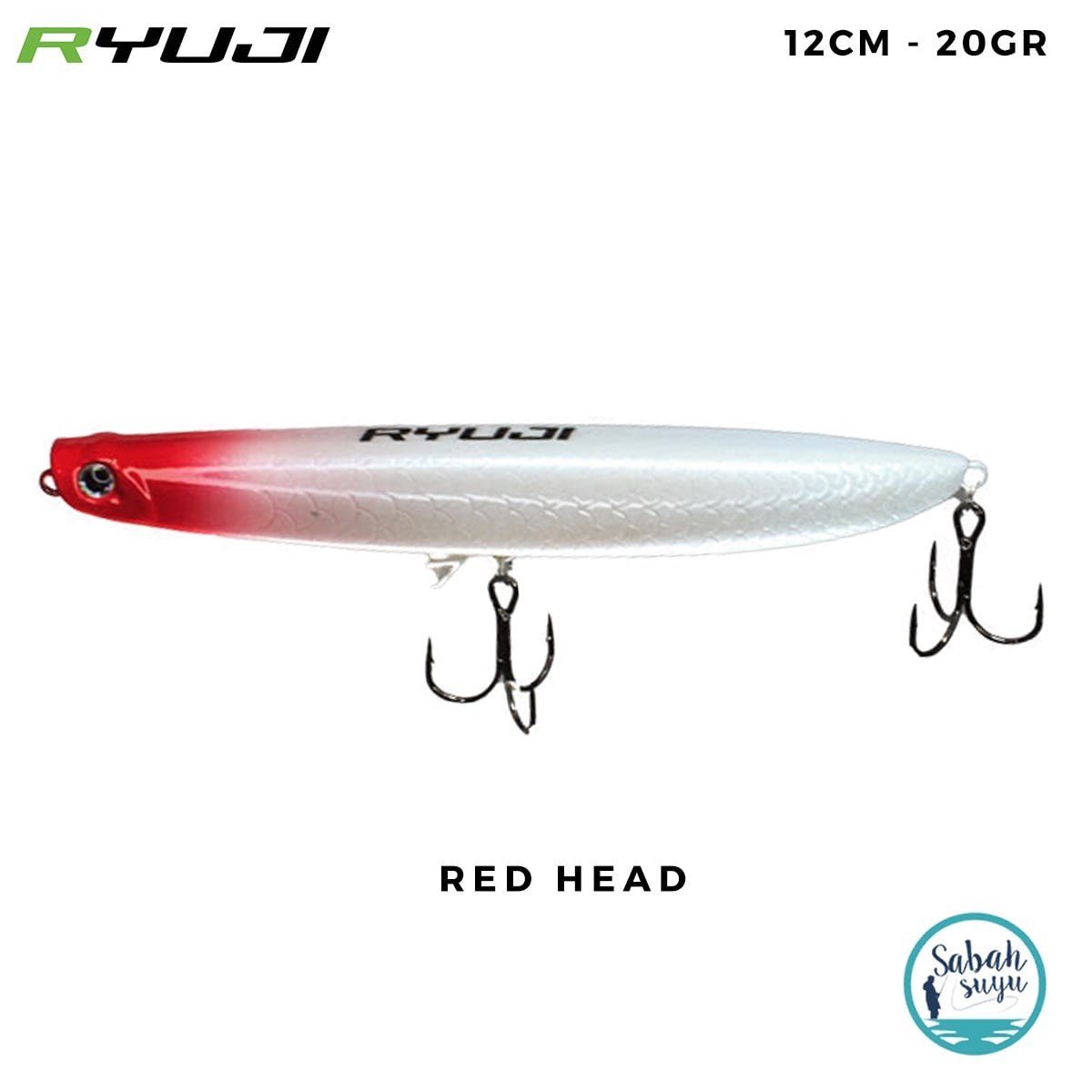 Ryuji B'Zone 12cm 20gr Maket Yem Red Head