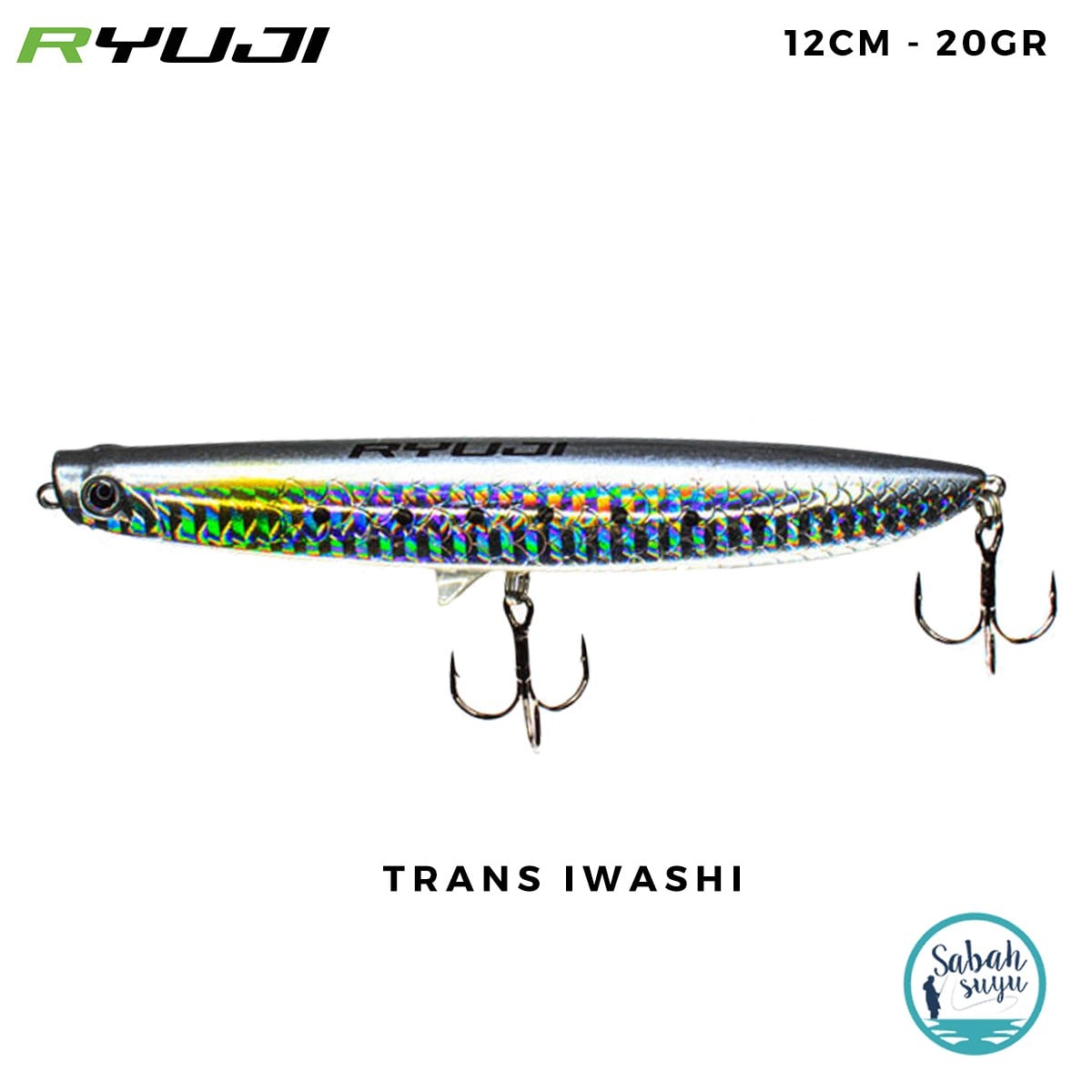 Ryuji B'Zone 12cm 20gr Maket Yem Trans Iwashi