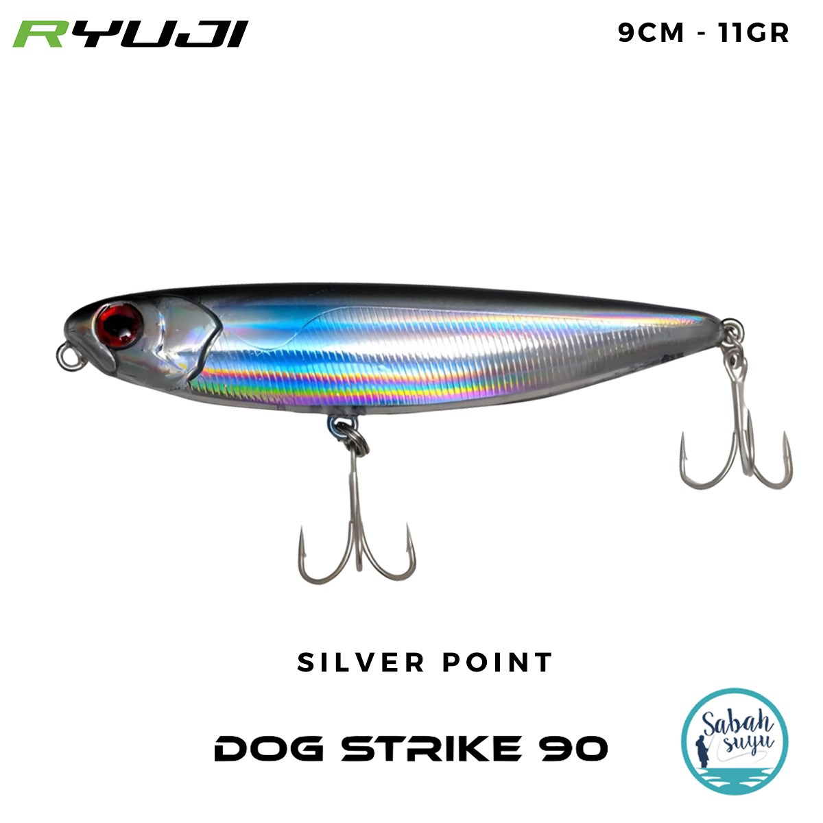 Ryuji Dog Strike 9cm 11gr Silver Point