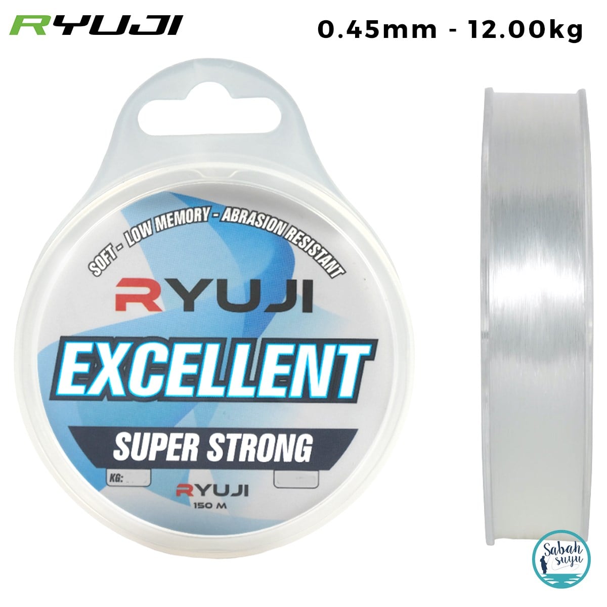 Ryuji Excellent Mono Misina 0.45mm 12.00kg 150mt Şeffaf