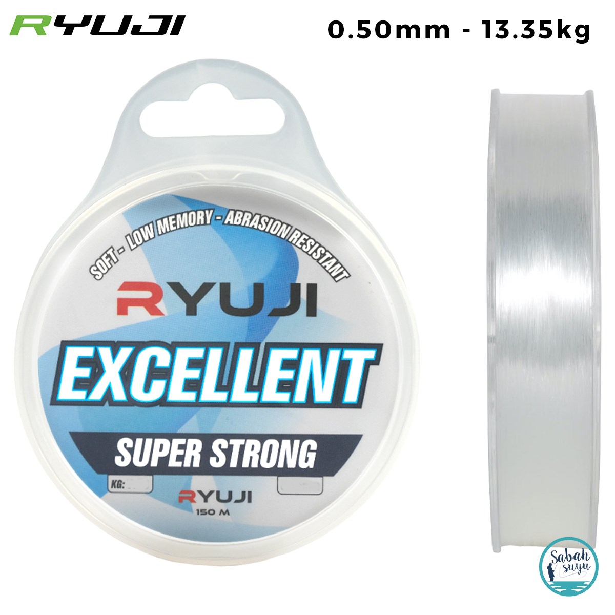 Ryuji Excellent Mono Misina 0.50mm 13.35kg 150mt Şeffaf