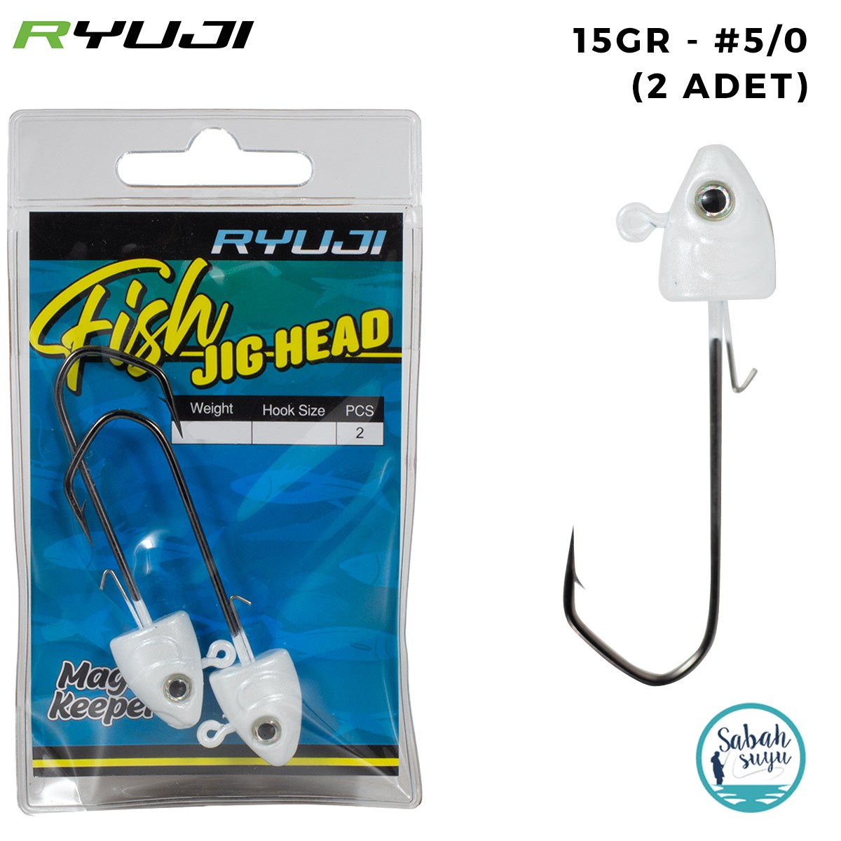 Ryuji Fish Jighead 15gr #5/0 (2 Adet)