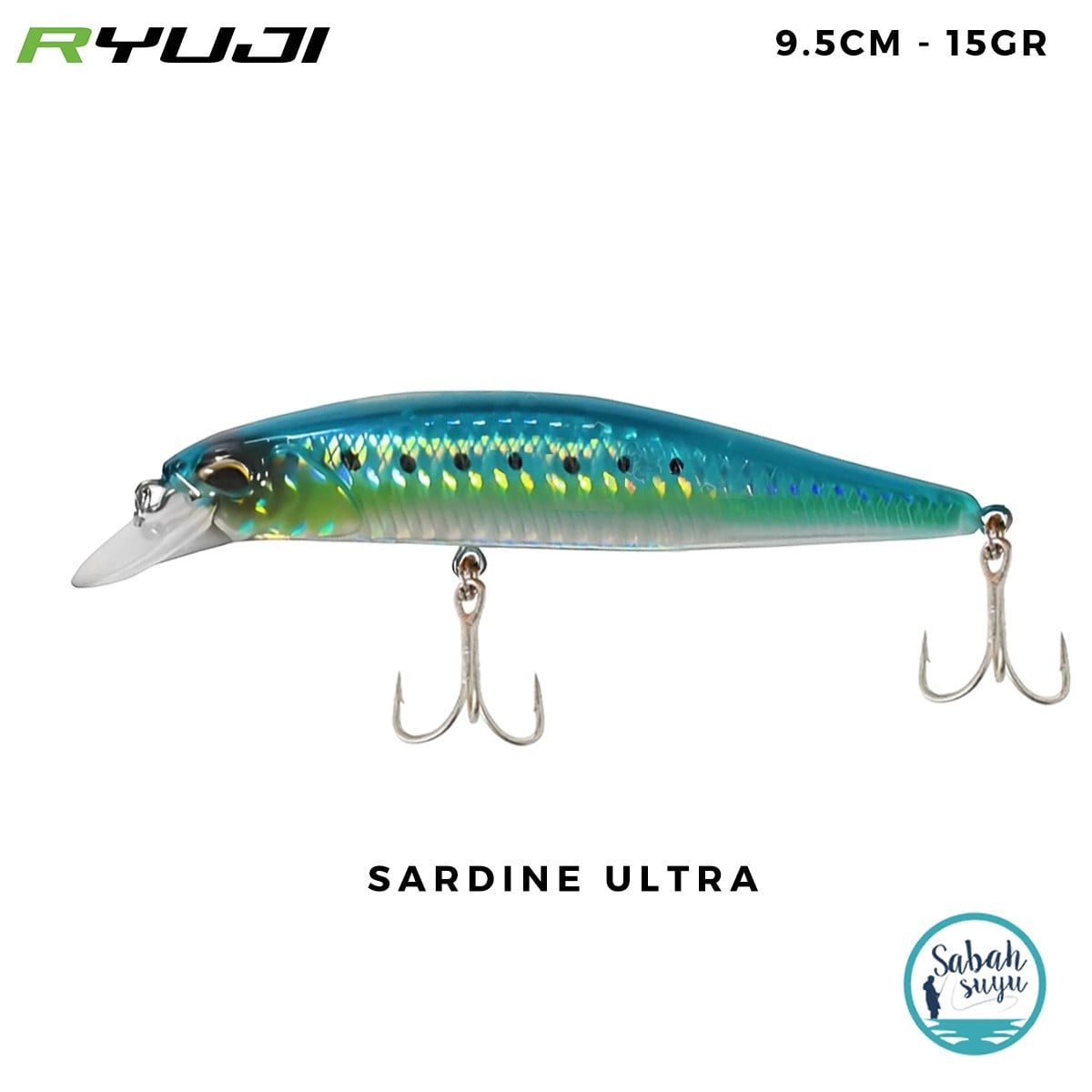 Ryuji Jerk Killer 95SP 9.5cm 15gr Sardine Ultra
