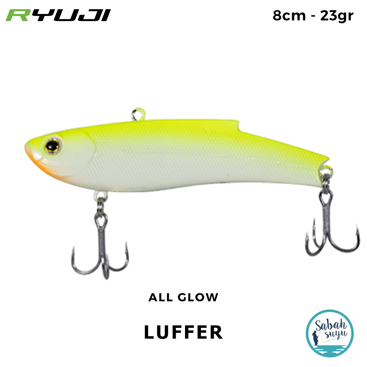 Ryuji Luffer Vibrasyon Jig 8cm 23gr All Glow