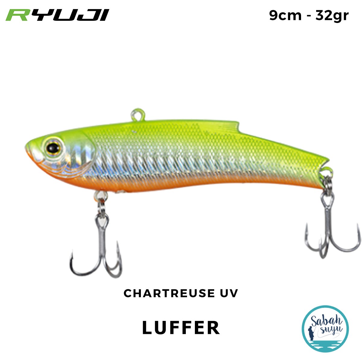 Ryuji Luffer Vibrasyon Jig 9cm 32gr Chartreuse UV