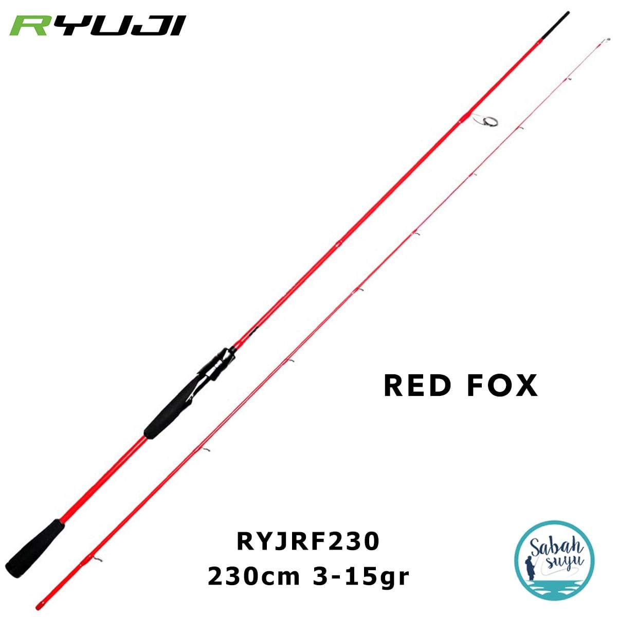 Ryuji Red Fox 2.30mt 3-15gr (2P) Light Spin Kamış