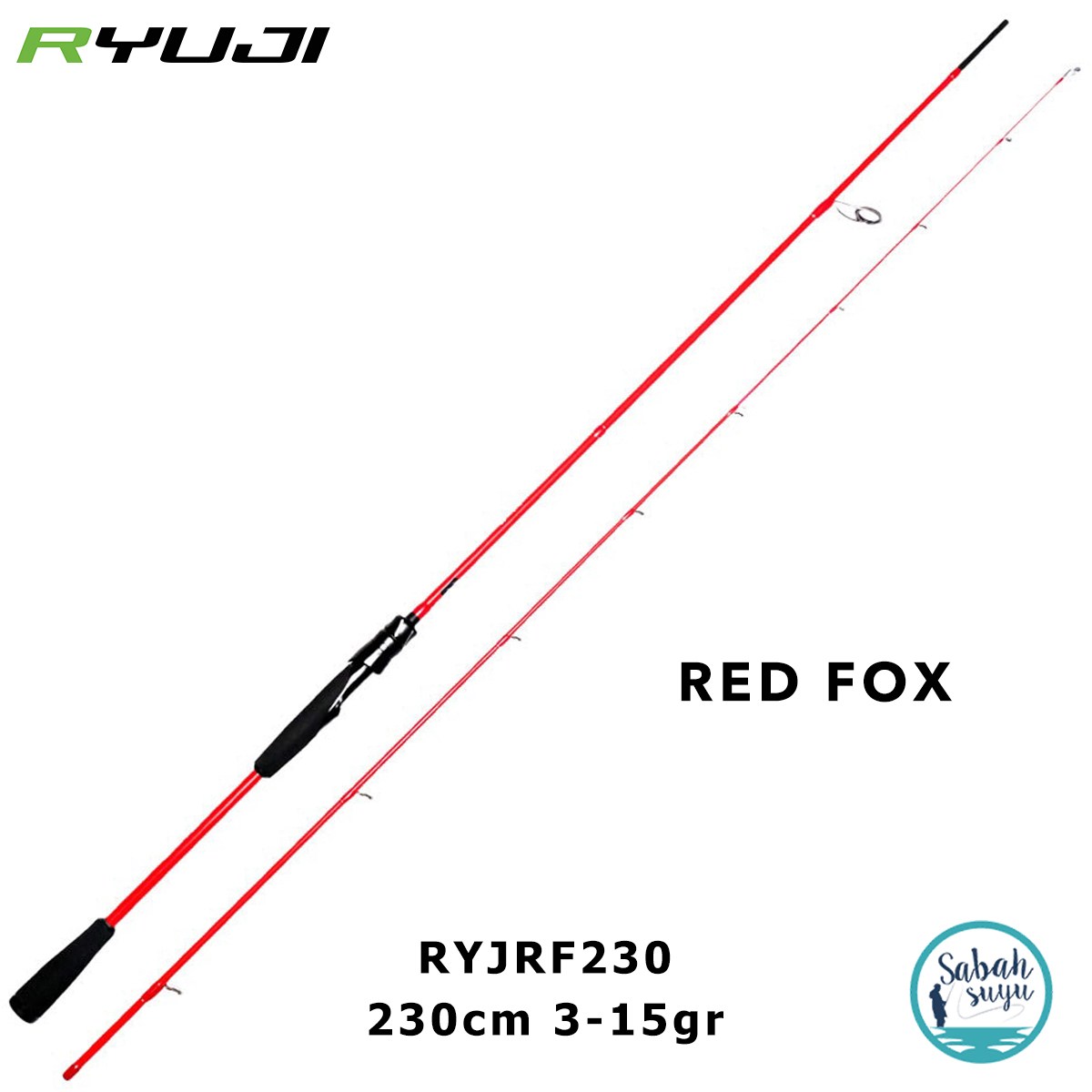 Ryuji Red Fox 2.30mt 3-15gr (2P) Light Spin Kamış