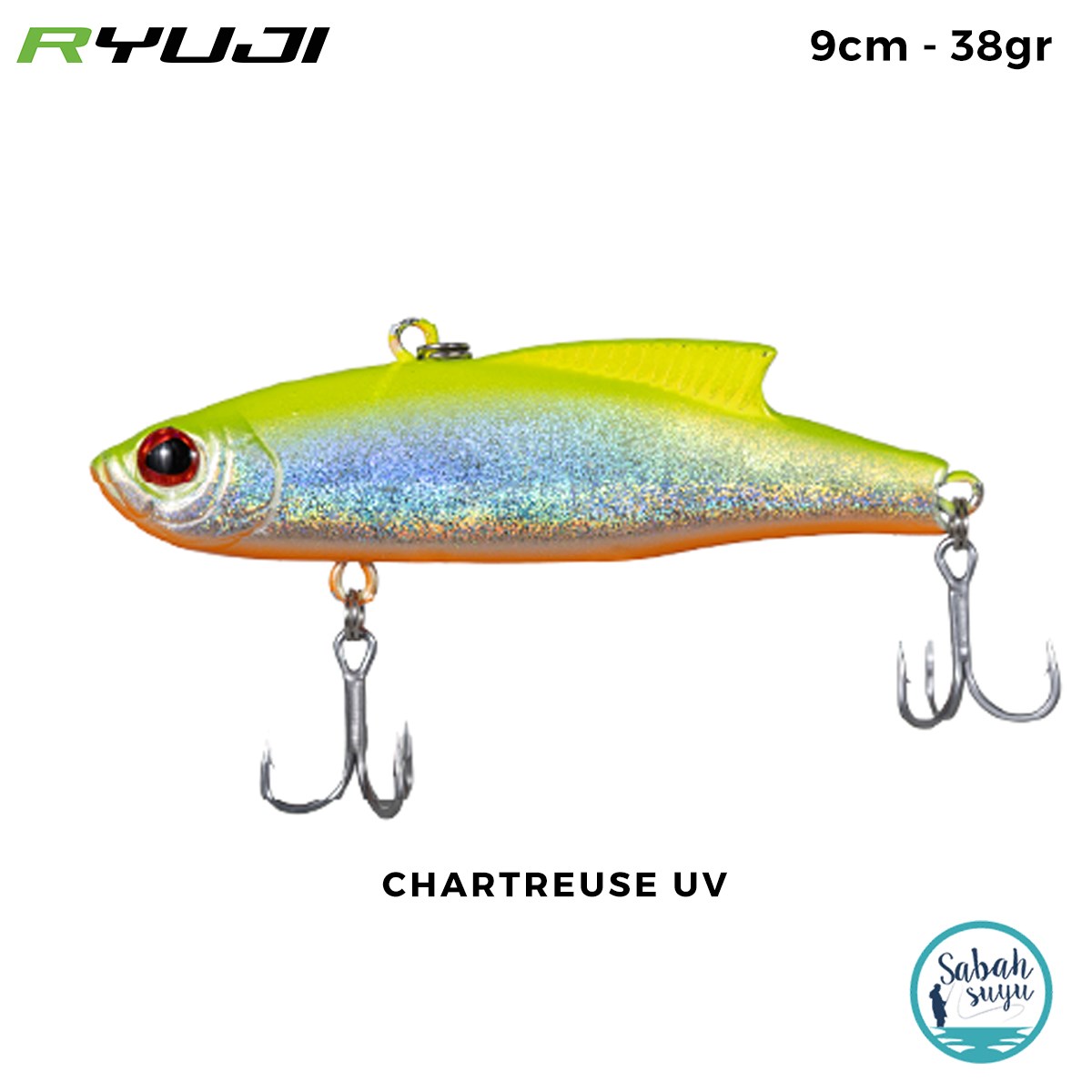 Ryuji Rock VIB Vibrasyon Jig 9cm 38gr Chartreuse UV
