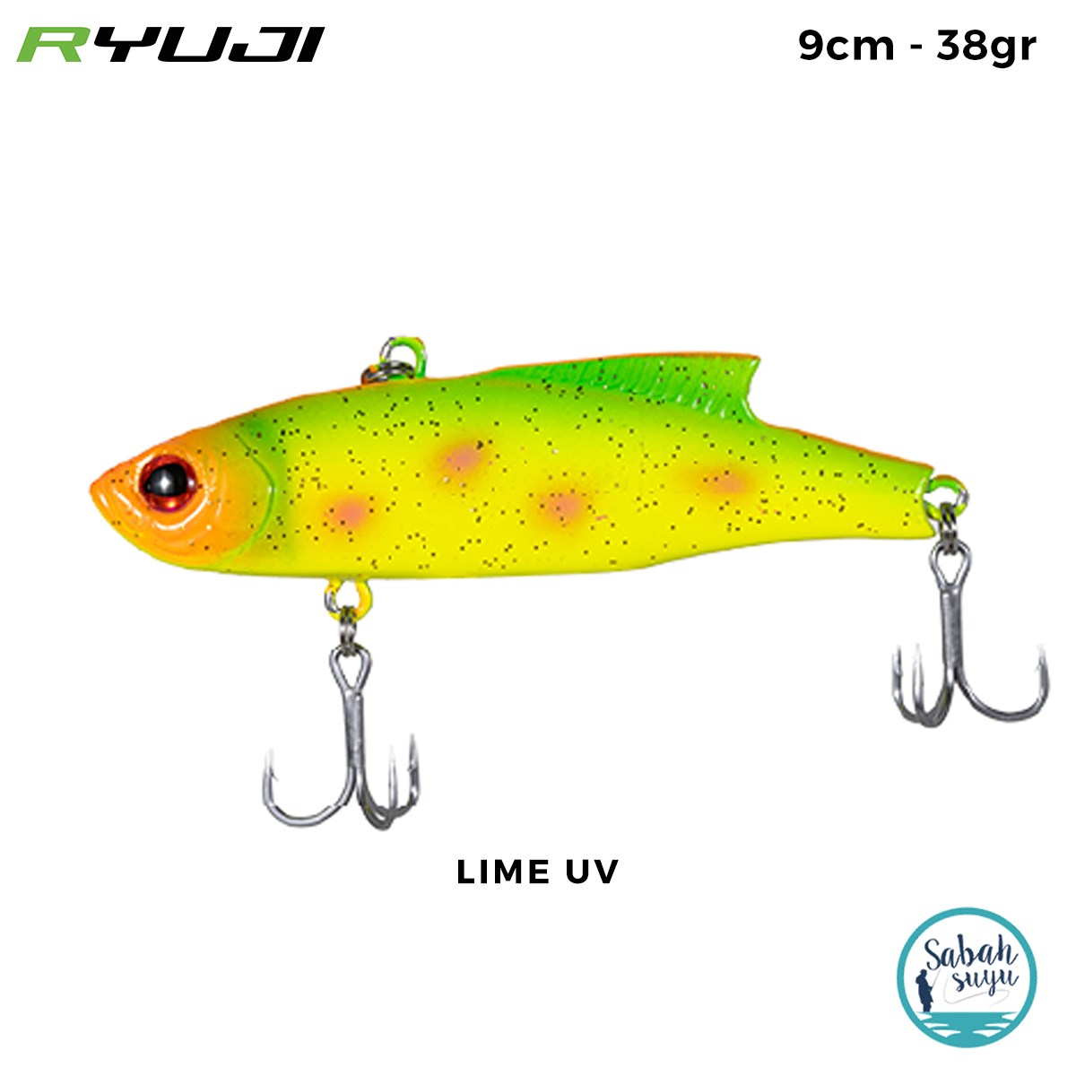 Ryuji Rock VIB Vibrasyon Jig 9cm 38gr Lime UV