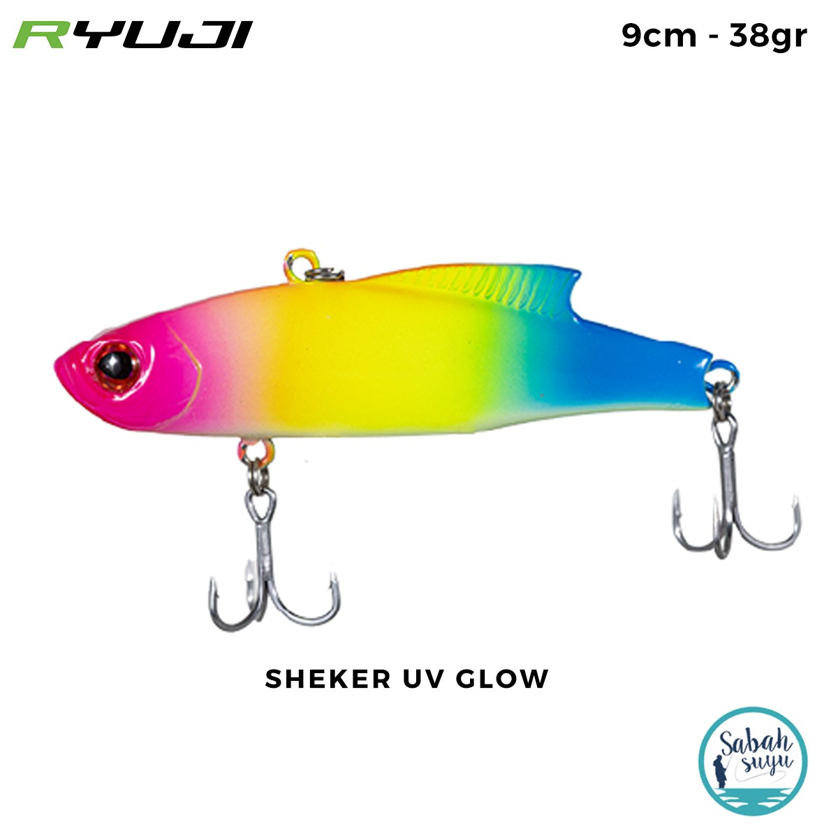 Ryuji Rock VIB Vibrasyon Jig 9cm 38gr Sheker UV Glow