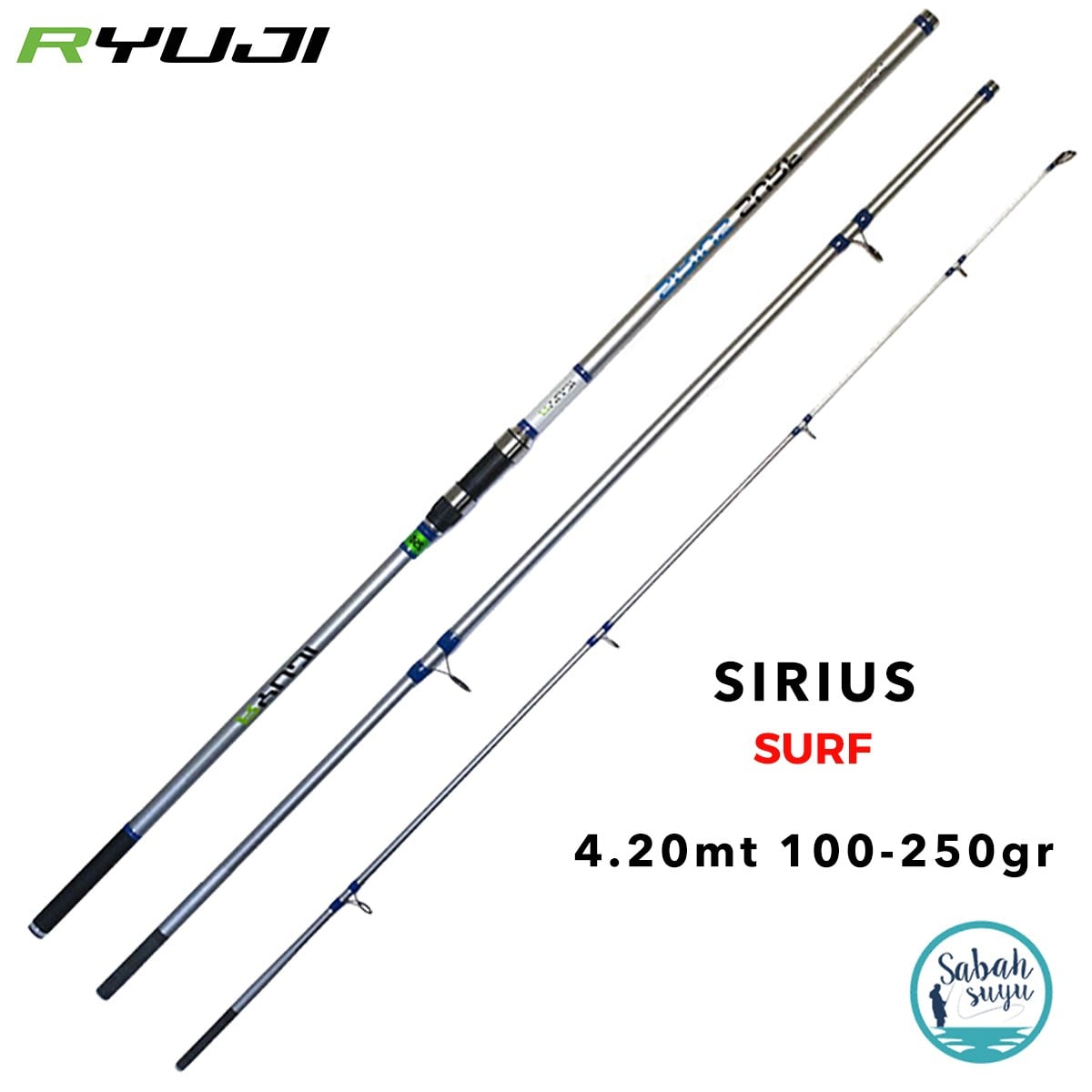 Ryuji Sirius 4.20mt 100-250gr (3P) Surf Kamış