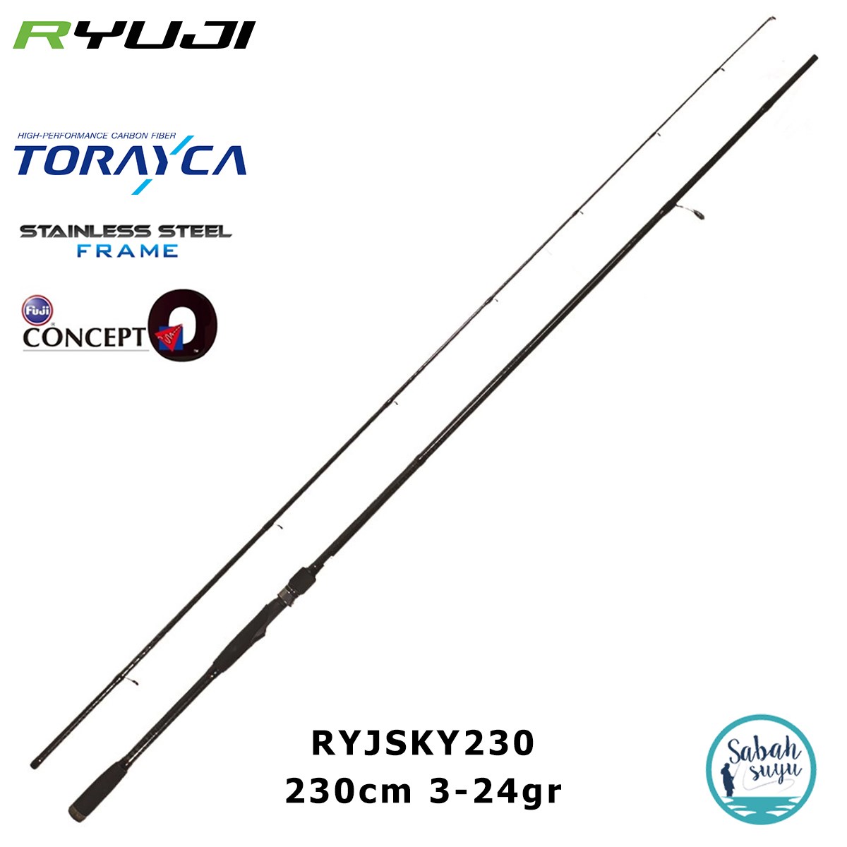 Ryuji Sky Force Fuji 2.30mt 3-24gr (2P) Light Spin Kamış