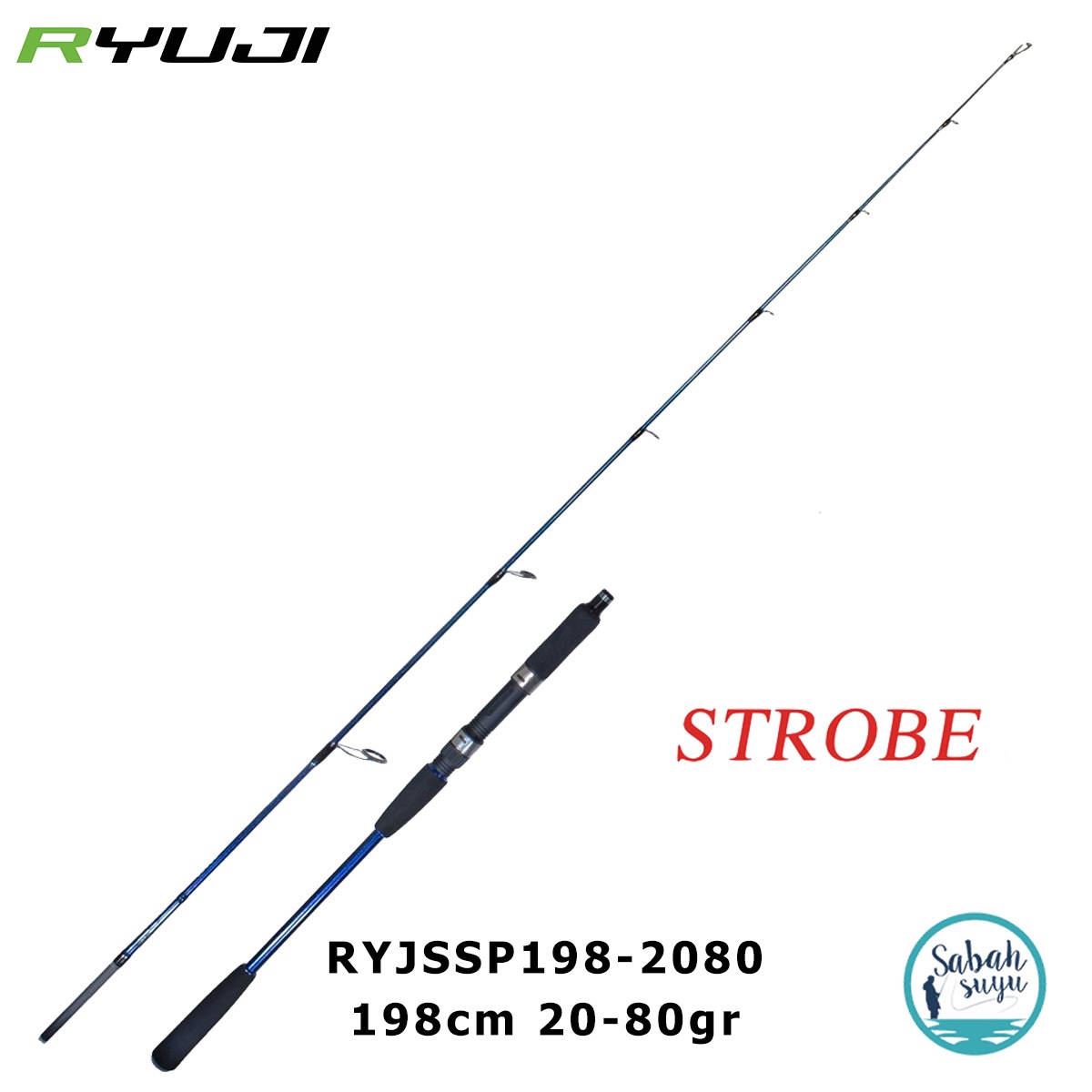 Ryuji Strobe 1.98mt 20-80gr (S2P) Light Jigging Kamış