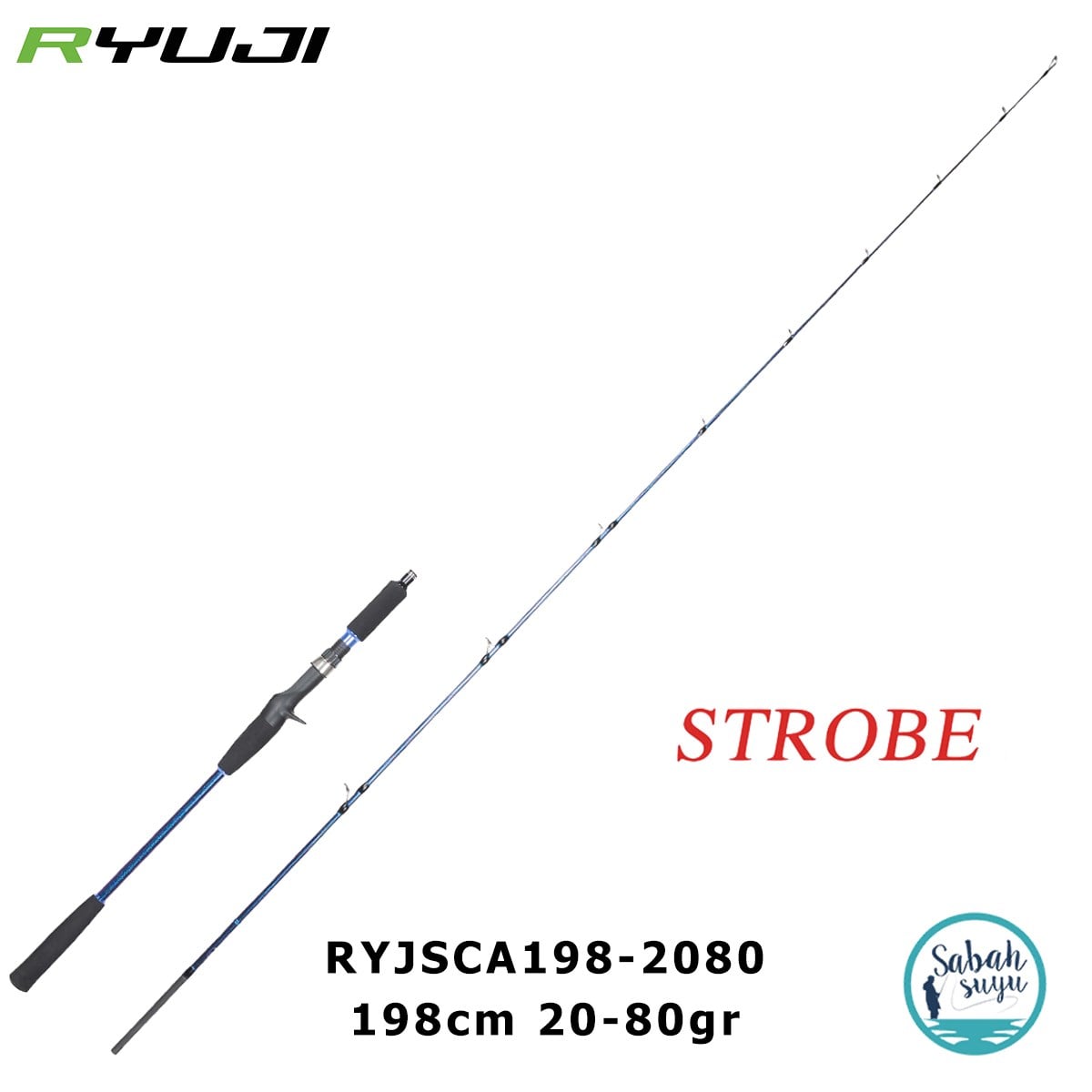 Ryuji Strobe 1.98mt 20-80gr (S2P) Tetikli Light Jigging Kamış