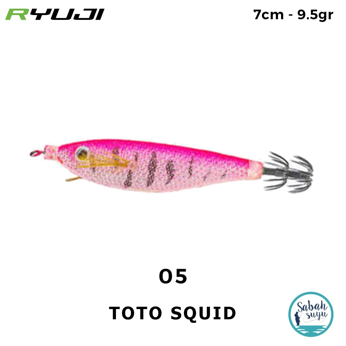 Ryuji Toto Squid 7cm 9.5gr Kalamar Zokası #05