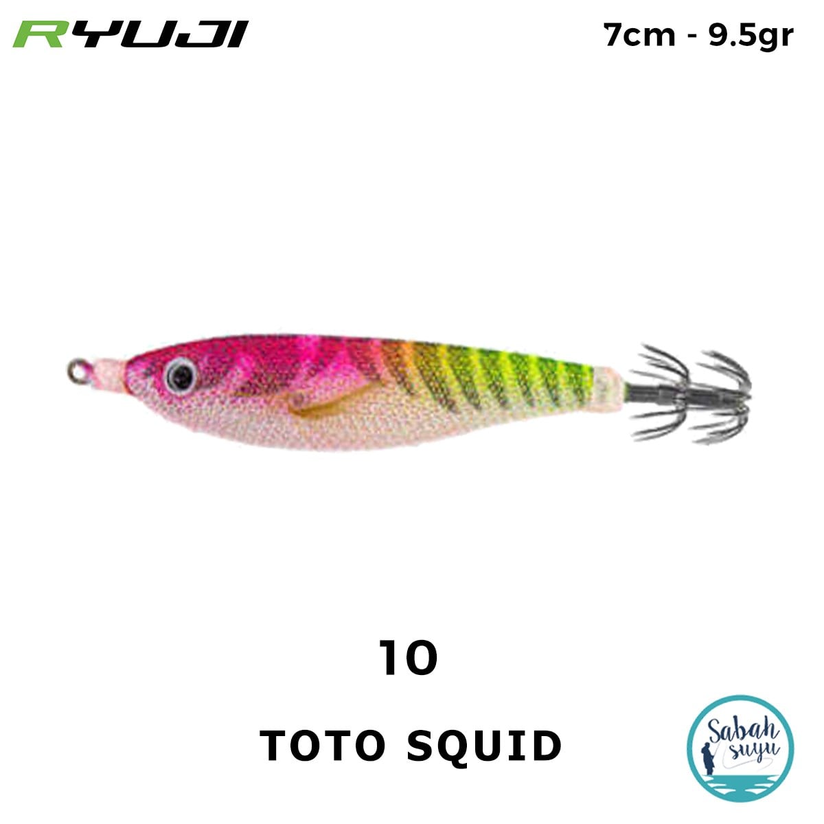 Ryuji Toto Squid 7cm 9.5gr Kalamar Zokası #10