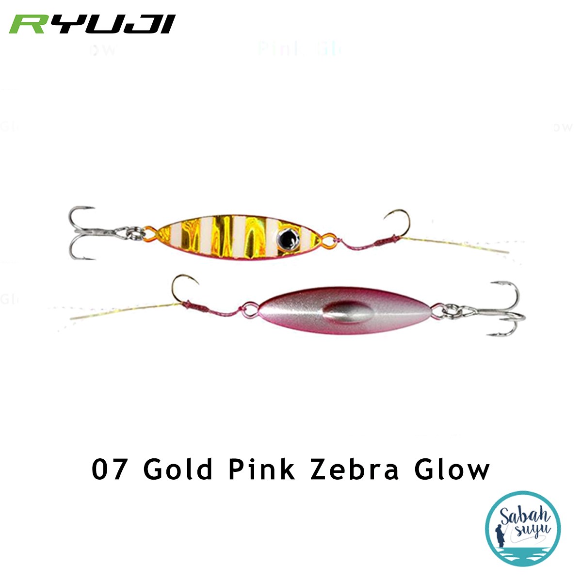 Ryuji Zuby Jig 43mm 15gr 07 Gold Pink Zebra Glow
