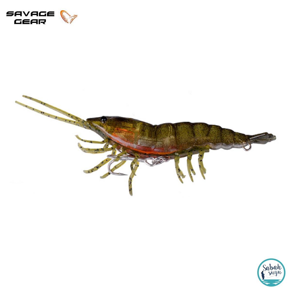 Savage Gear 3D Hybrid Shrimp 10cm 17gr Silikon Yem Olive Green Egg