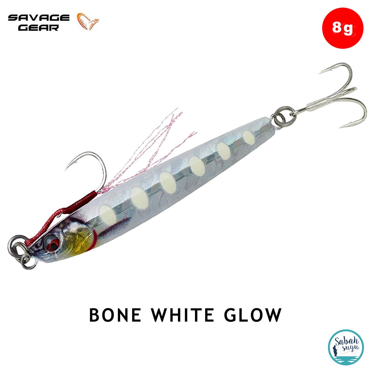 Savage Gear 3D Jig Minnow Baby Jig 8gr 5.4cm Bone White Glow
