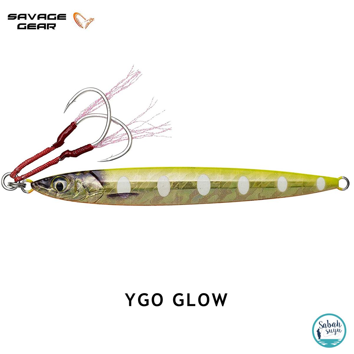Savage Gear 3D Jig Minnow Jig 100gr 15cm YGO Glow