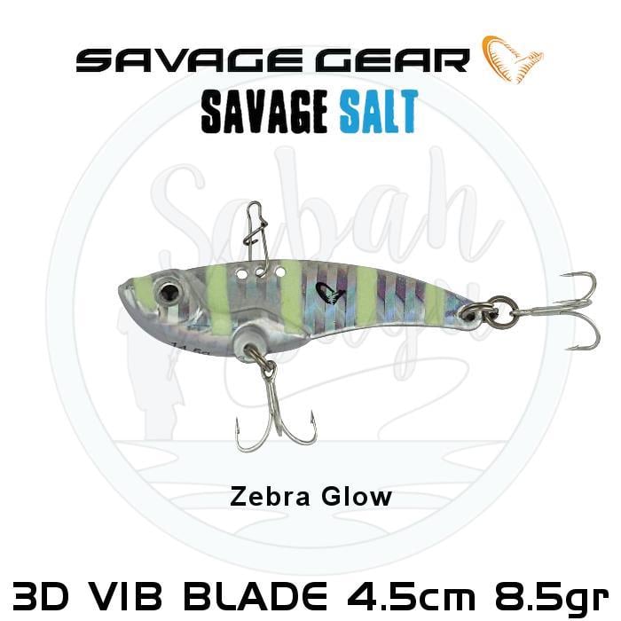 Savage Gear 3D Minnow VIB Blade 4.5cm 8.5gr Zebra Glow